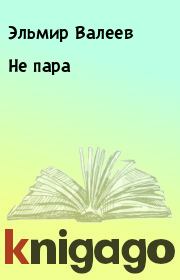 Книга - Не пара.  Эльмир Валеев  - прочитать полностью в библиотеке КнигаГо