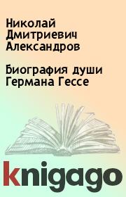 Книга - Биография души Германа Гессе.  Николай Дмитриевич Александров  - прочитать полностью в библиотеке КнигаГо