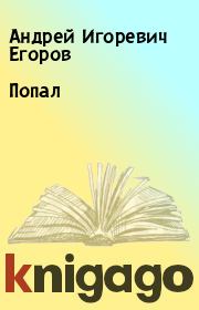 Книга - Попал.  Андрей Игоревич Егоров  - прочитать полностью в библиотеке КнигаГо