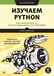 Книга - Изучаем Python: программирование игр, визуализация данных, веб-приложения.  Эрик Мэтиз  - прочитать полностью в библиотеке КнигаГо
