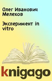 Книга - Эксперимент in vitro.  Олег Иванович Мелехов  - прочитать полностью в библиотеке КнигаГо