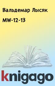 Книга - MW-12-13.  Вальдемар Лысяк  - прочитать полностью в библиотеке КнигаГо