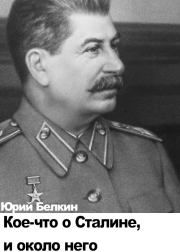 Кое-что о Сталине и около него. Юрий Николаевич Белкин