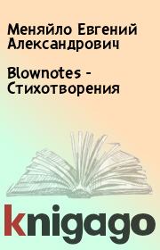 Книга - Blownotes - Стихотворения.  Меняйло Евгений Александрович  - прочитать полностью в библиотеке КнигаГо