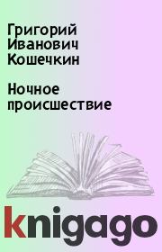 Книга - Ночное происшествие.  Григорий Иванович Кошечкин  - прочитать полностью в библиотеке КнигаГо