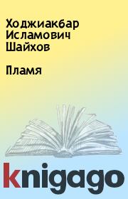 Книга - Пламя.  Ходжиакбар Исламович Шайхов  - прочитать полностью в библиотеке КнигаГо