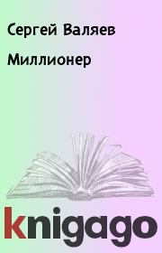 Книга - Миллионер.  Сергей Валяев  - прочитать полностью в библиотеке КнигаГо