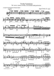 Вот мчится тройка почтовая. Версия I (Переложение Матании Офи). Сергей Дмитриевич Орехов (Гитарист)