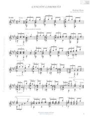 Cancion Carorena (Переложение А. Носова). Родриго Риера