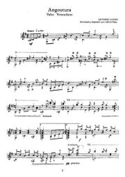 Angostura. Valse Venezolano. Антонио Лауро (Гитарист)