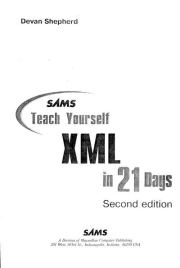 Освой самостоятельно XML за 21 день. Деван Шеперд