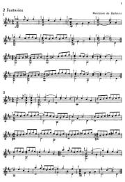 2 Fantasien. Мелькиоре де Барбериис (Гитарист)