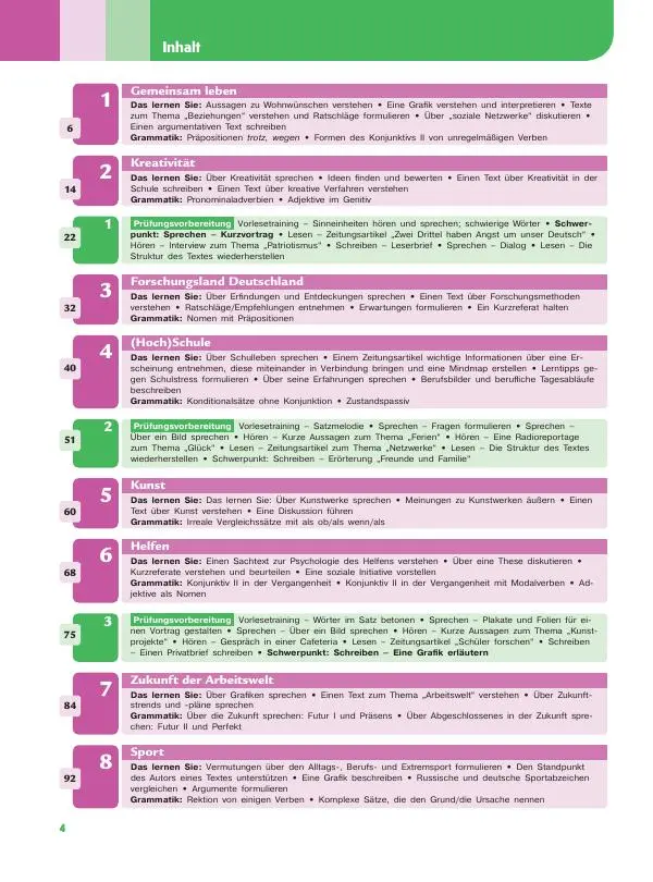 Книгаго: Немецкий язык. Второй иностранный язык. 11 класс. Учебник для общеобразовательных организаций. Базовый и углубленный уровни. Иллюстрация № 4