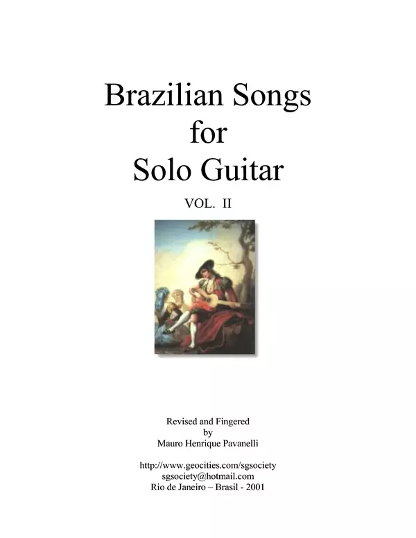 Книгаго: Brazilian Songs for Solo Guitar. Vol. II. Иллюстрация № 1