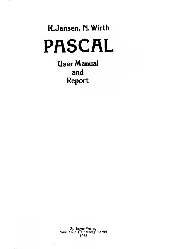 Книгаго: Паскаль. Руководство для пользователя и описание языка. Иллюстрация № 2