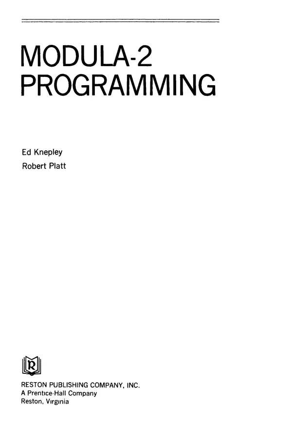 Книгаго: Программирование на языке Модула-2. Иллюстрация № 2