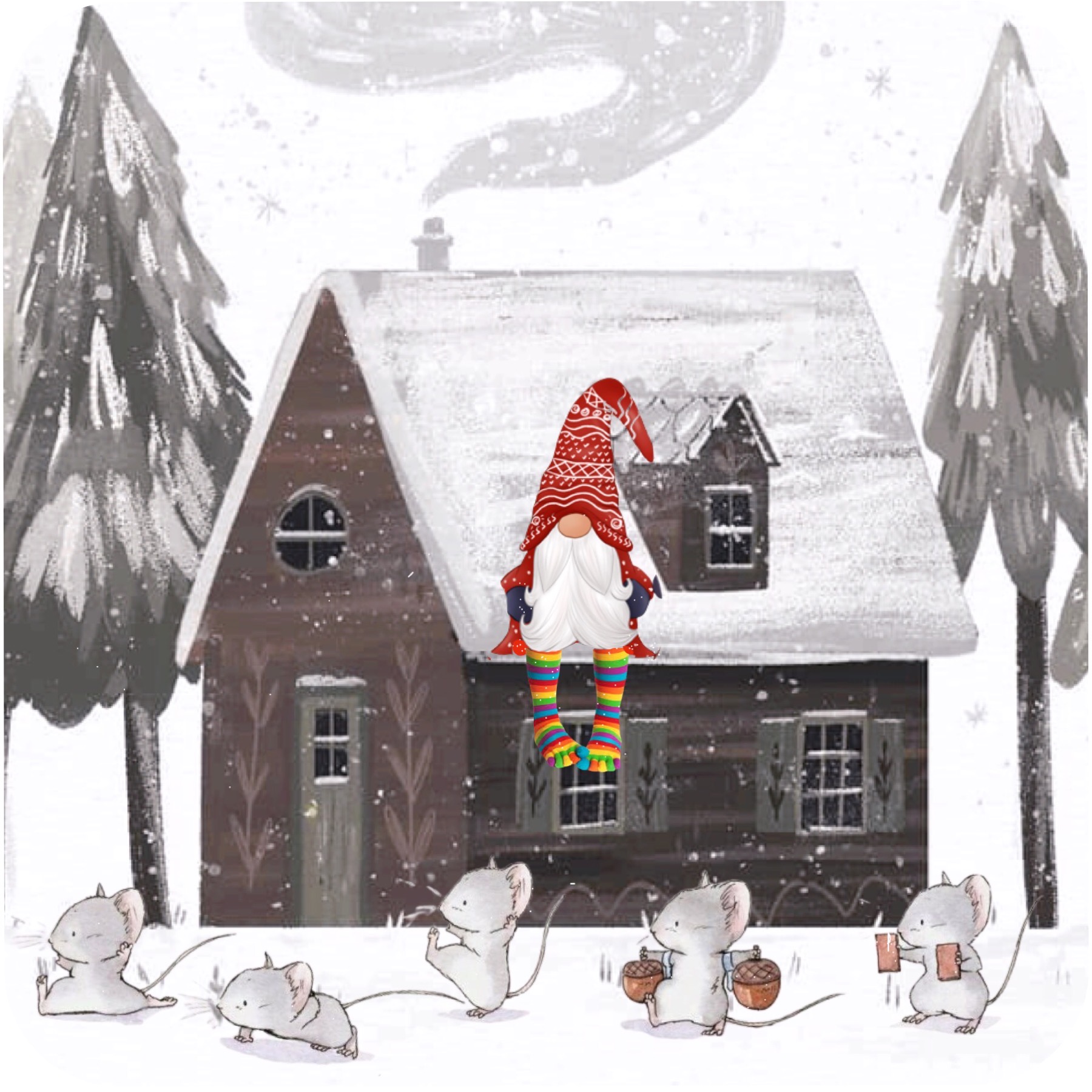Книгаго: Зимние сказки Северной Европы, или Подарок для Санта Клауса. Иллюстрация № 1