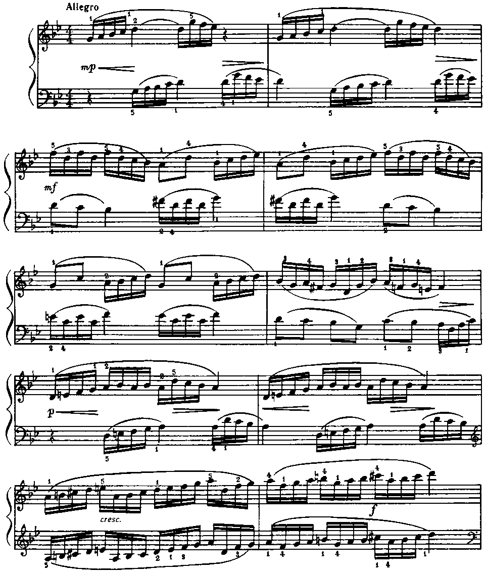 Книгаго: Фортепиано. 5 класс. 1 часть. Иллюстрация № 99
