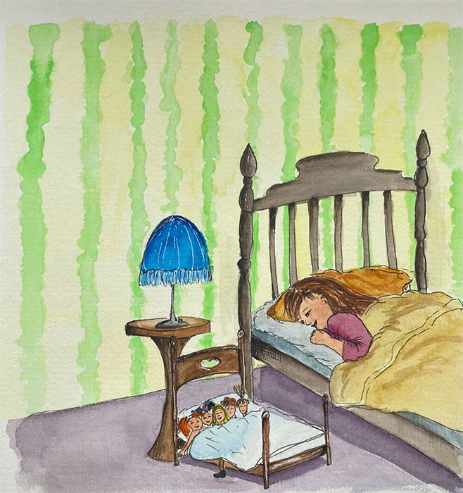 Книгаго: Мамина дочка. Детские стихи для девочек. Иллюстрация № 3