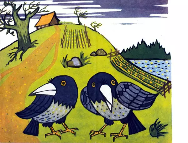 Книгаго: Как птицы спорили. Альбом для раскрашивания. Иллюстрация № 8