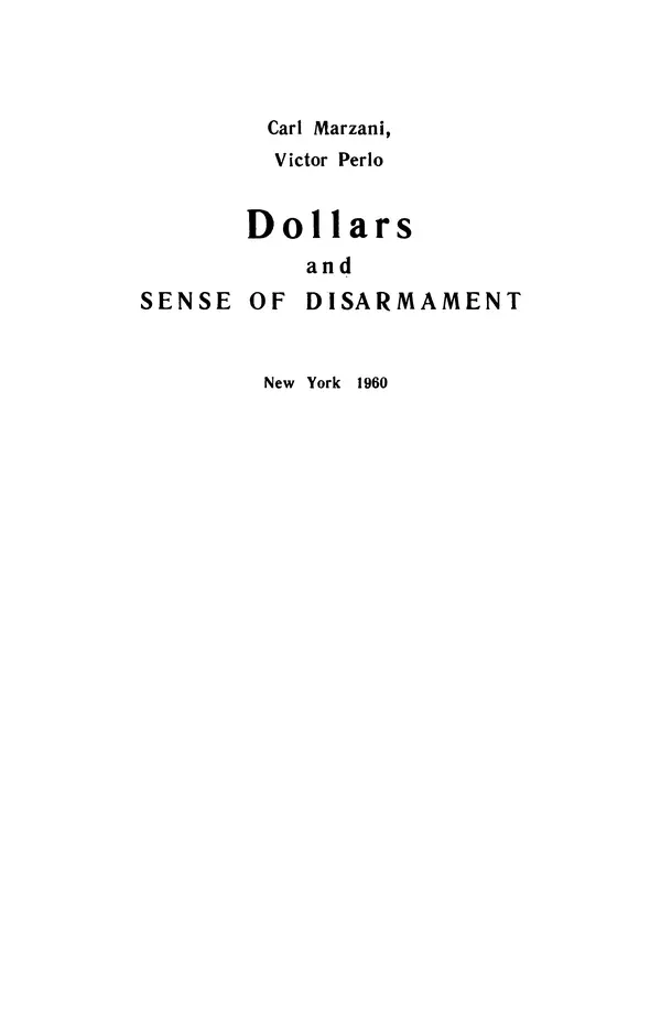 Книгаго: Доллары и проблема разоружения. Иллюстрация № 3