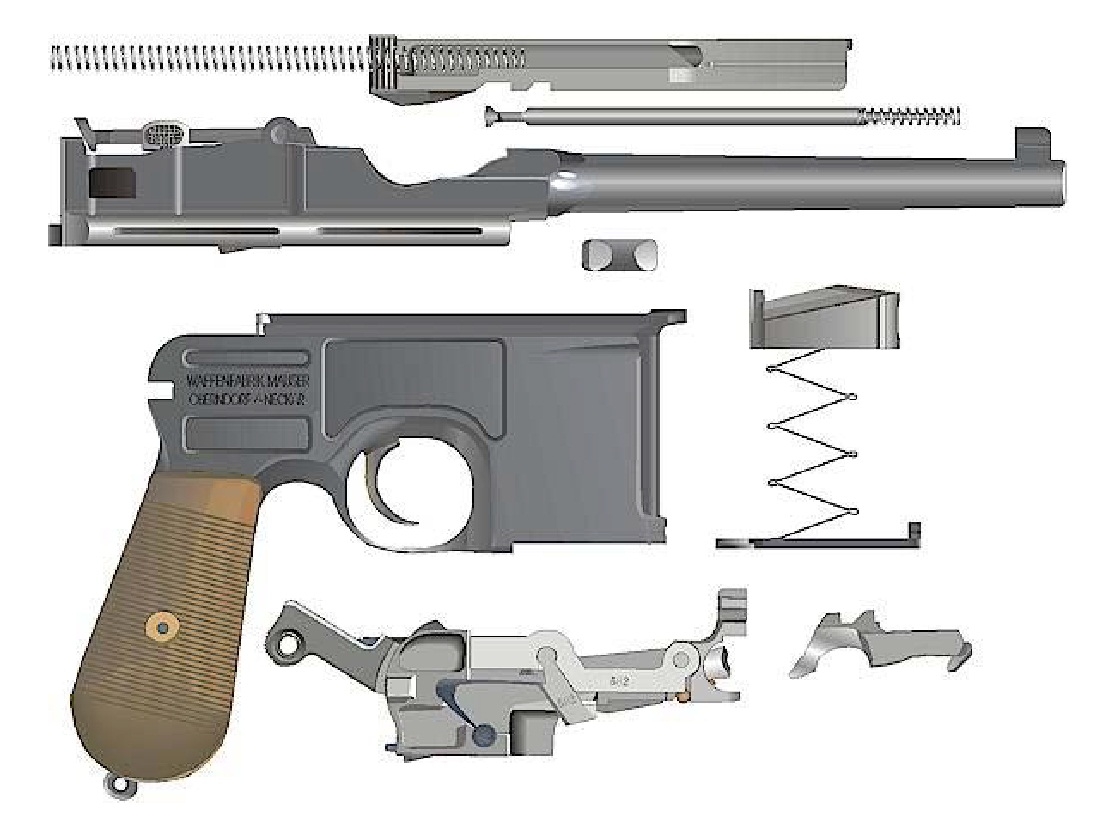 Книгаго: Mauser C96: Устройство. Иллюстрация № 4