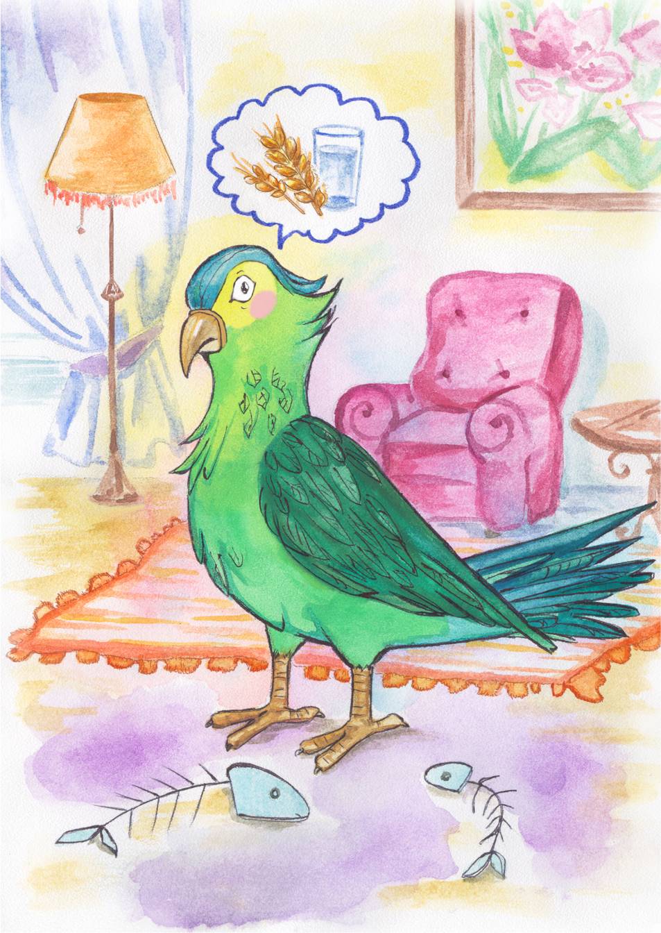 Книгаго: Попуша – попугайчик. Иллюстрация № 2