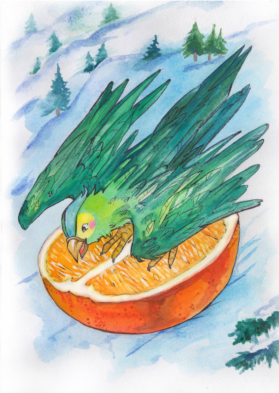 Книгаго: Попуша – попугайчик. Иллюстрация № 5