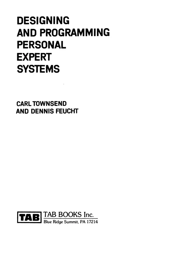 Книгаго: Проектирование и программная реализация экспертных систем на персональных ЭВМ. Иллюстрация № 3