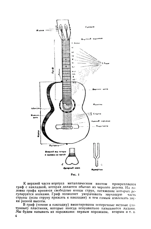 Книгаго: Заочный курс семиструнной гитары. Часть I (задания 1-10). Иллюстрация № 4
