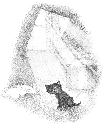 Книгаго: Котёнок Клякса, или Загадка привидения. Иллюстрация № 1