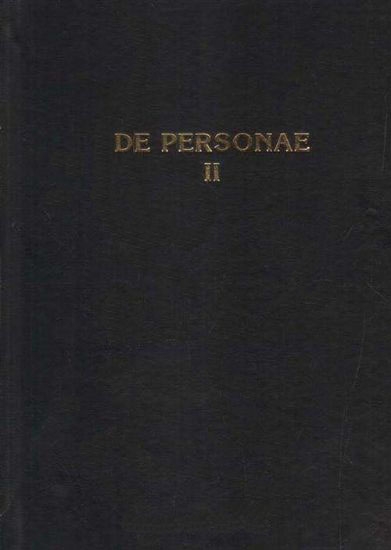 Книгаго: De Personae / О Личностях Сборник научных трудов Том II. Иллюстрация № 1