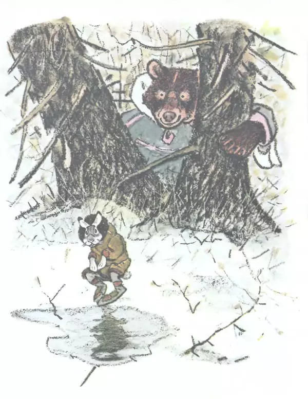 Книгаго: Медведь и заяц Тэваси. Ненецкие народные сказки. Иллюстрация № 8