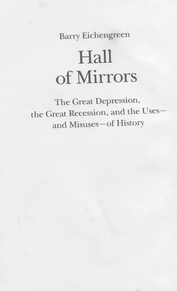 Книгаго: Великая депрессия. Неусвоенные уроки истории. Иллюстрация № 4