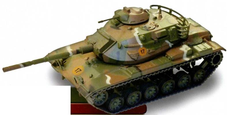 Книгаго: Боевые машины мира, 2014 № 07 Основной боевой танк М60. Иллюстрация № 1